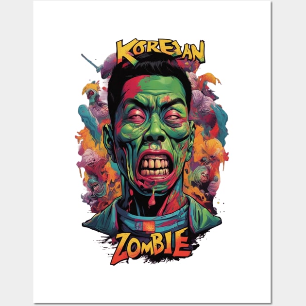 Korean Zombie Wall Art by Zachariya420